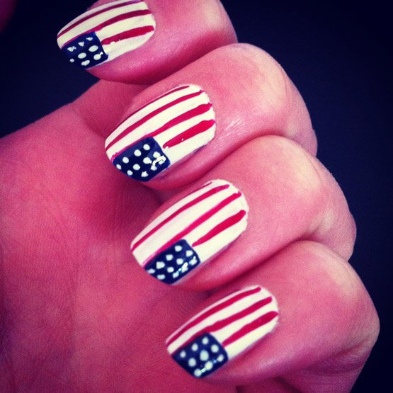 Nail art American style Isadora